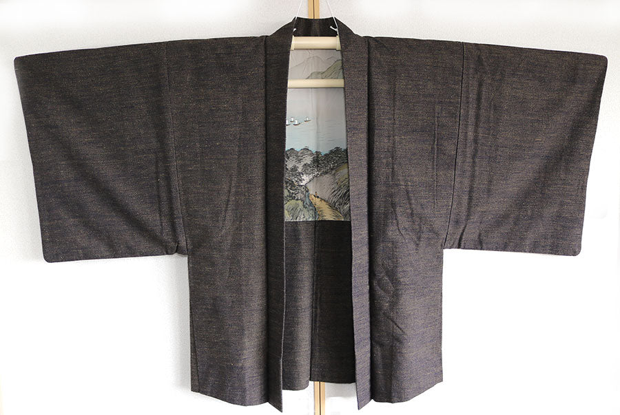 Antique Kimono and Haori Set